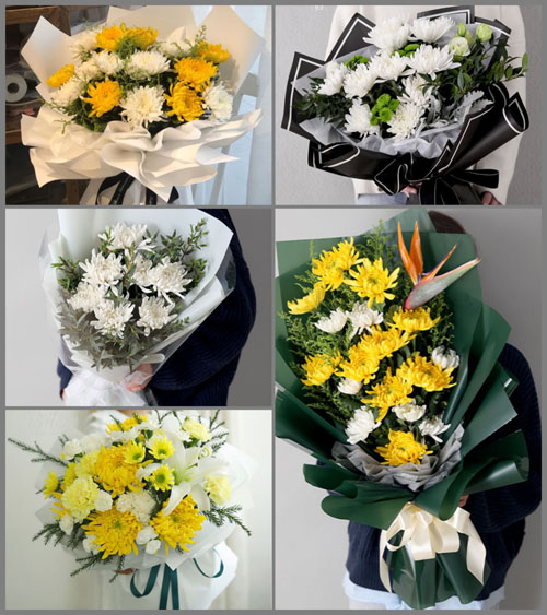 广东江门市恩平市大田镇石山村白事花束代送